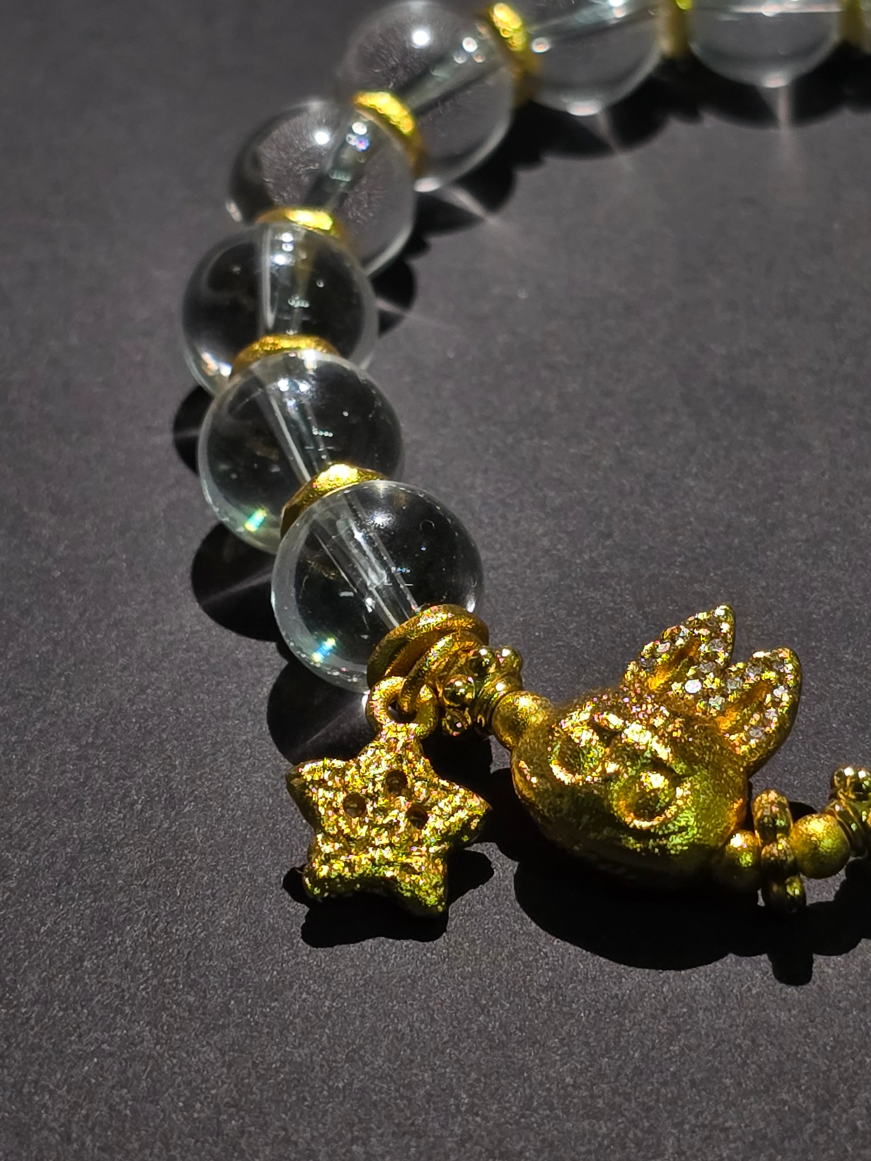 Labubu white crystal