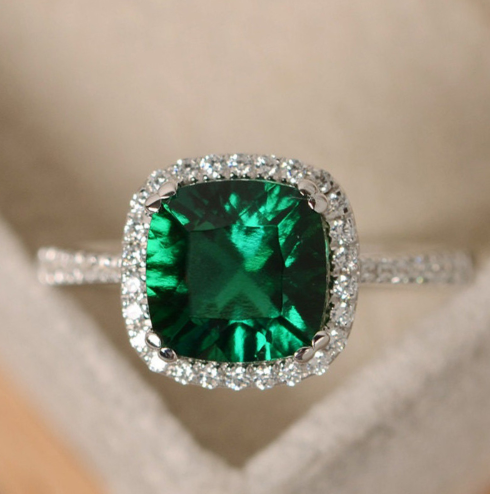 Colorful gemstone style ring