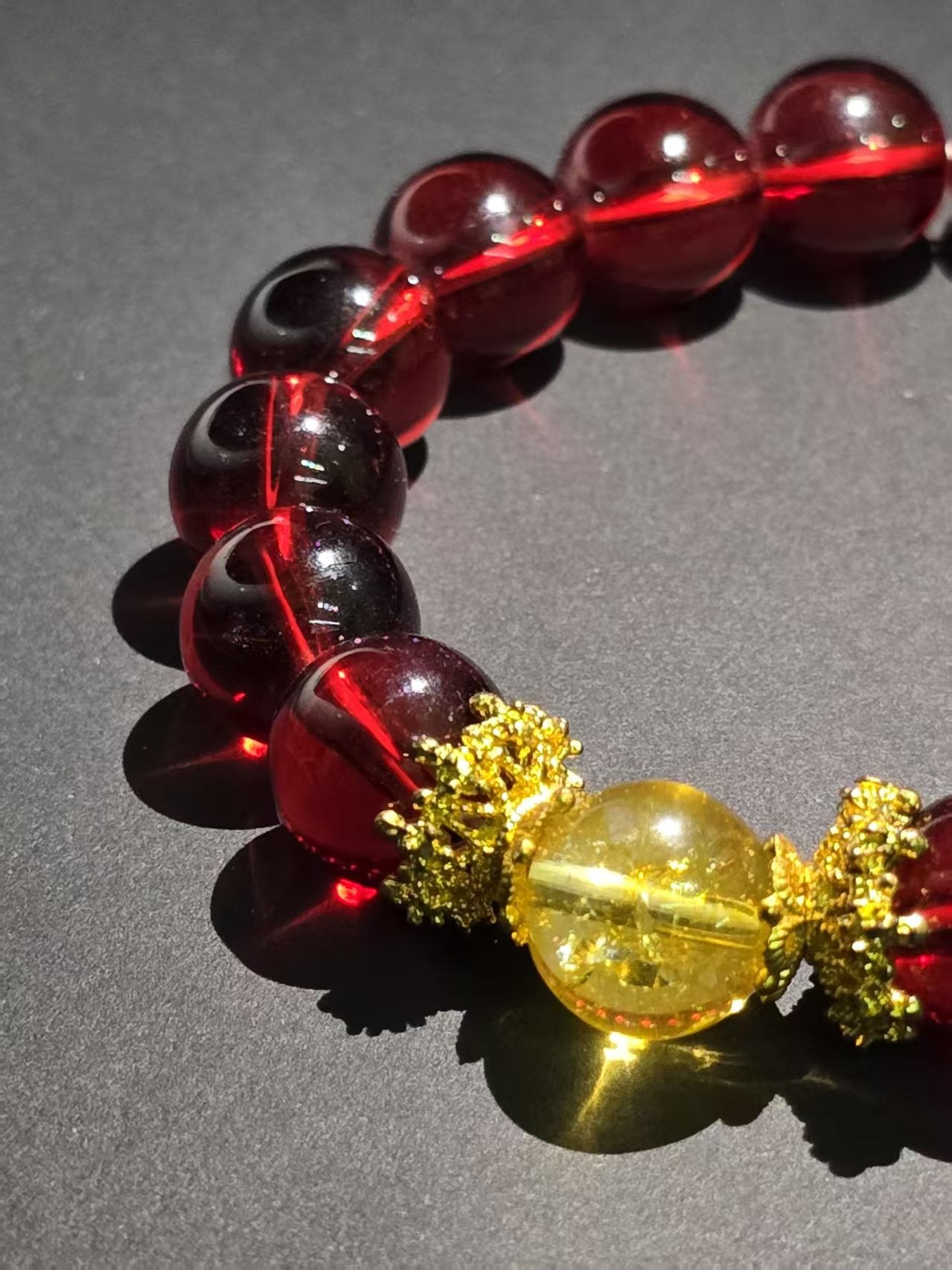 Red agate bracelet