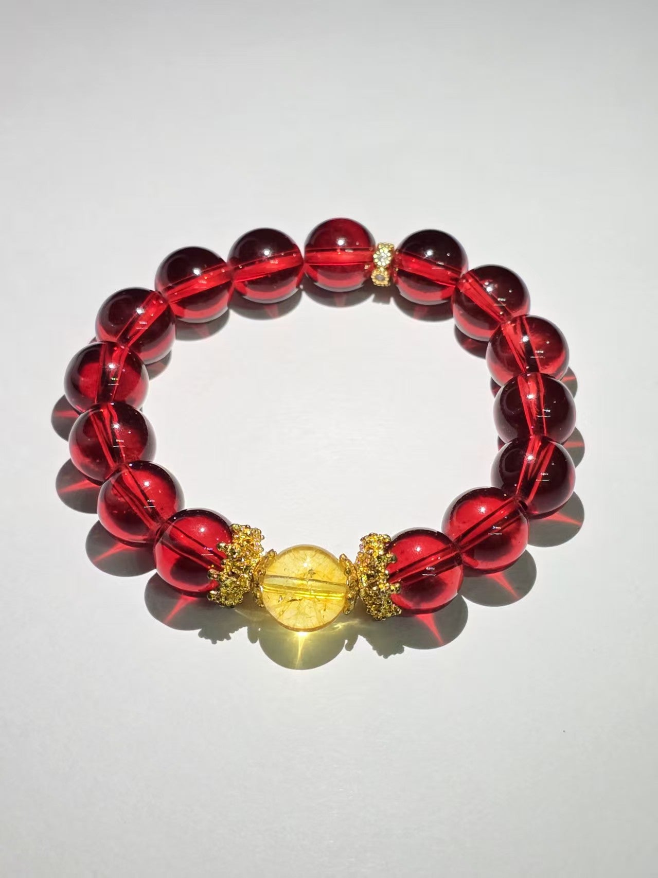Red agate bracelet